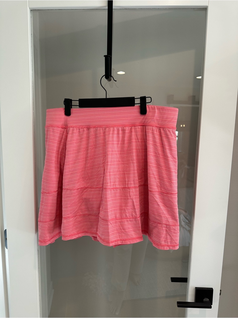 Livi Active Coral Pink Striped Skort